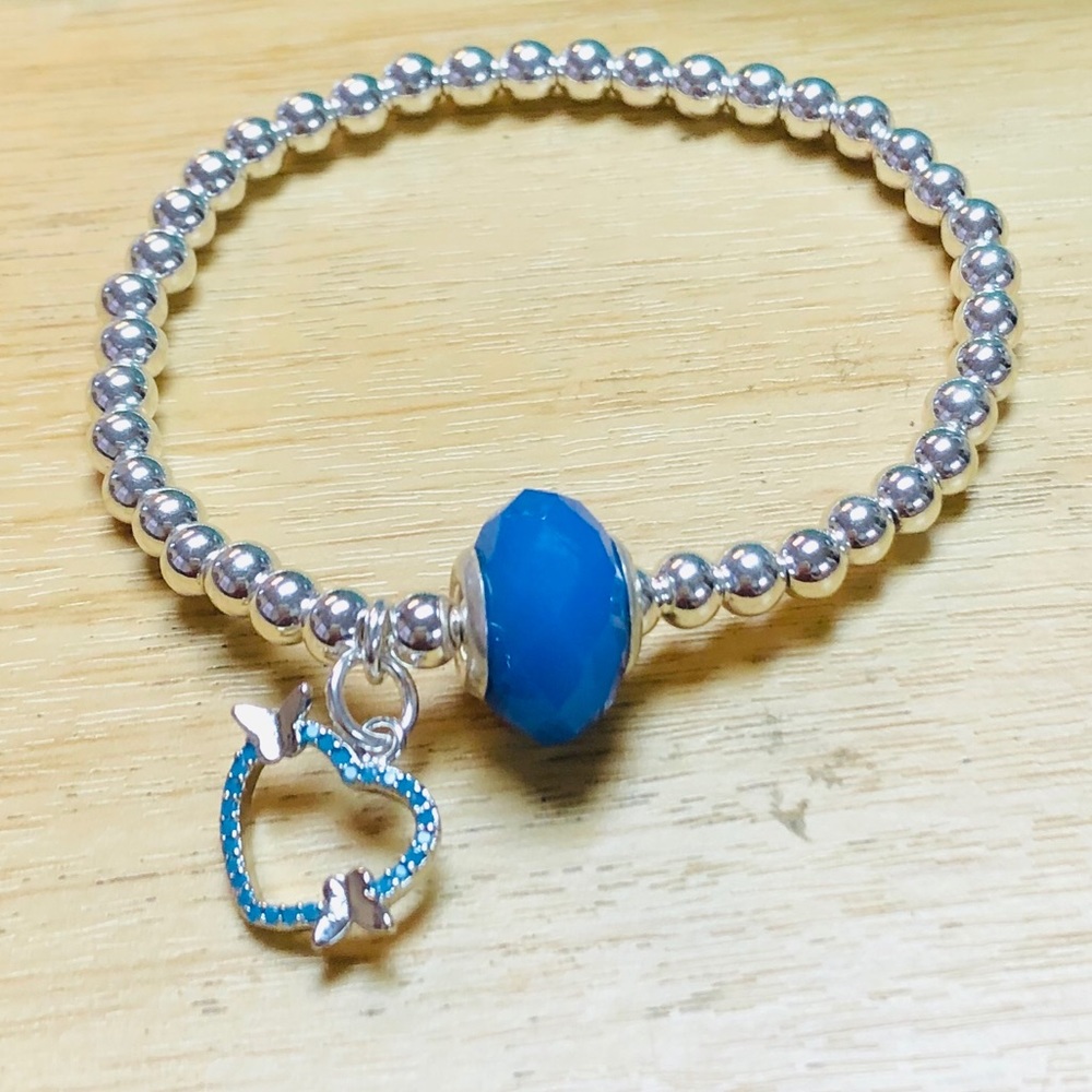 Hematite Czech Crystal Bracelet